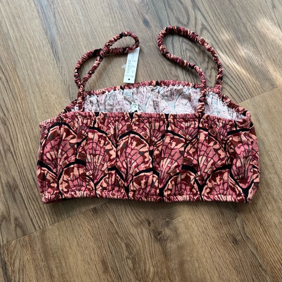 Madewell Red Bubble Crop Top - Picture 4 of 4